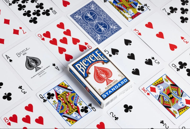 BICYCLE PLASTIC COATED PLAYING CARDS 48 DECKS RED & BLUE STANDARD MRCpoker
