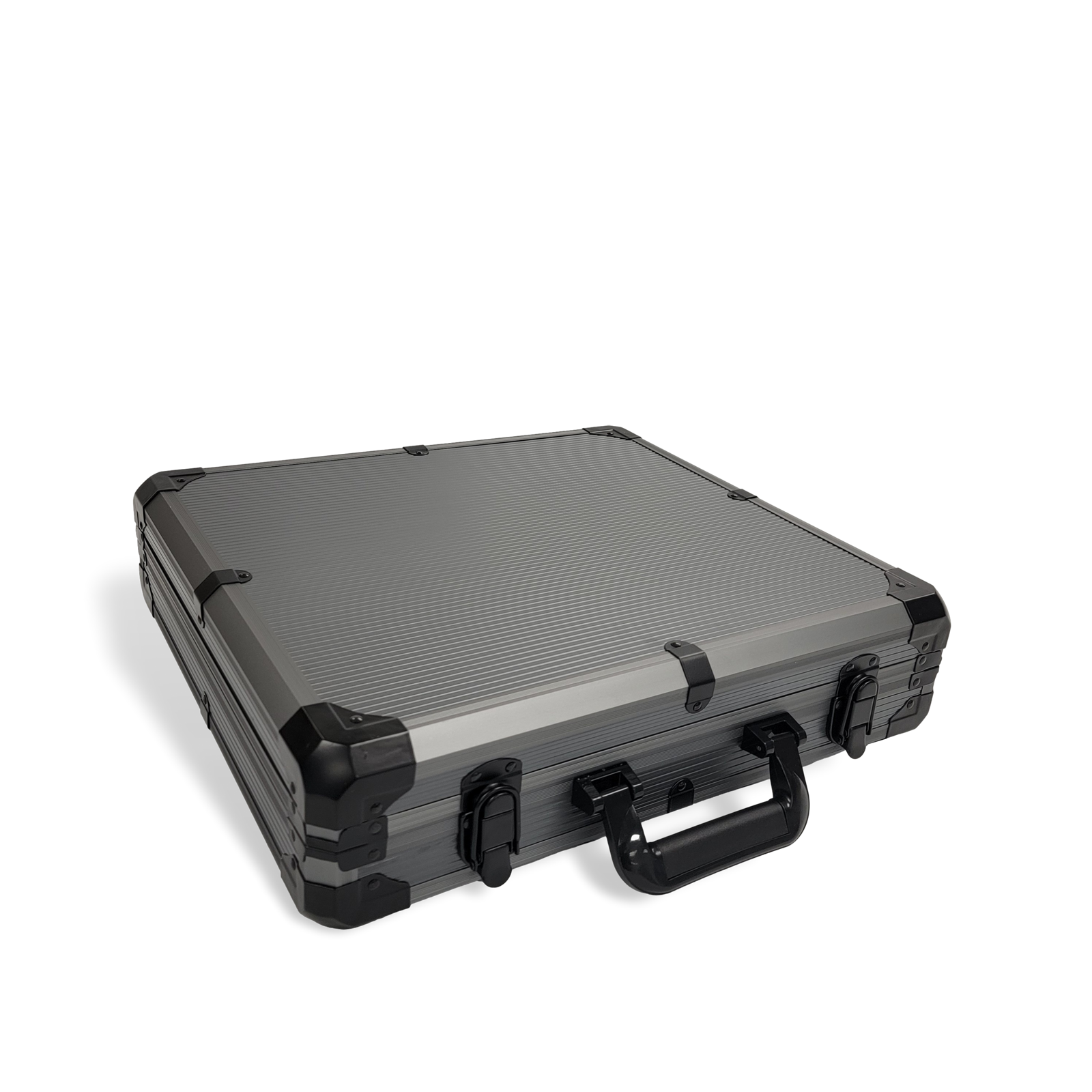 Black Aluminum Deluxe Poker Chip Case - 1000 Chip Capacity MRCpoker