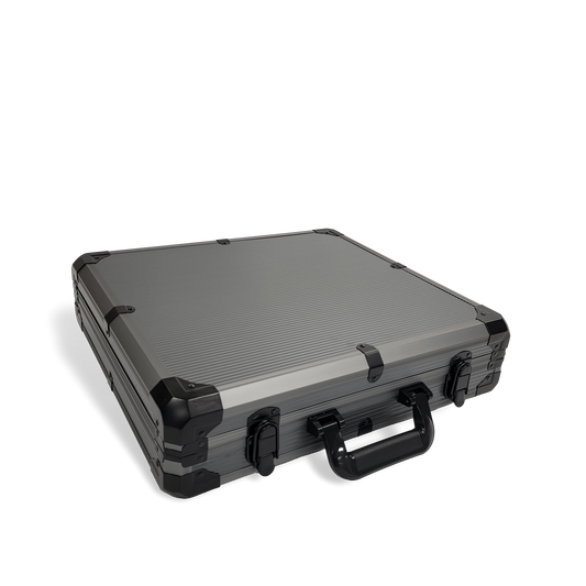 Black Aluminum Deluxe Poker Chip Case - 1000 Chip Capacity MRCpoker