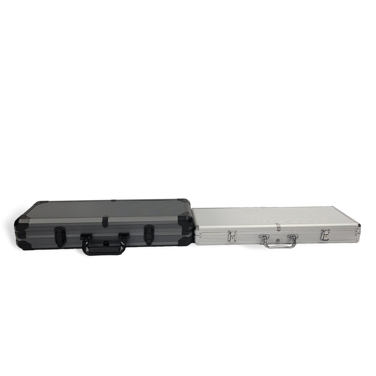 Black Aluminum Deluxe Poker Chip Case - 500 Chip Capacity MRCpoker