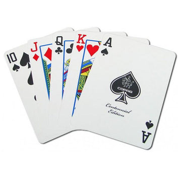 COPAG 1546 POKER SIZE GREEN/BURGUNDY REGULAR INDEX PLASTIC PLAYING CARDS MRCpoker