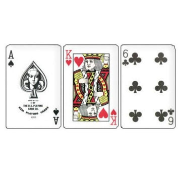 KEM ARROW RED/BLUE NARROW REGULAR PLASTIC PLAYING CARDS MRC Poker Store