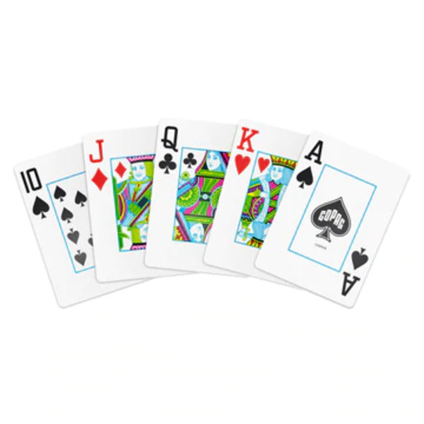 COPAG ELITE 100% PLASTIC PLAYING CARDS - POKER SIZE JUMBO INDEX PURPLE SINGLE DECK MRCpoker