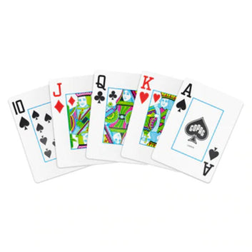 COPAG ELITE 100% PLASTIC PLAYING CARDS - POKER SIZE JUMBO INDEX PURPLE SINGLE DECK MRCpoker