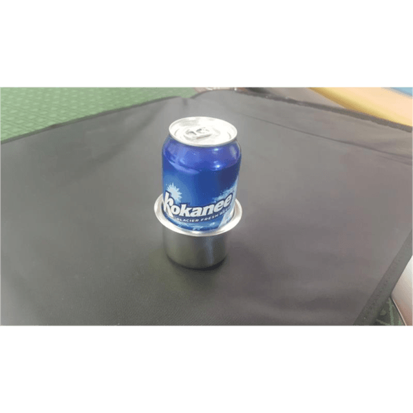 10PCS STAINLESS STEEL DROP IN POKER TABLE CUP HOLDER JUMBO SIZE MRCpoker