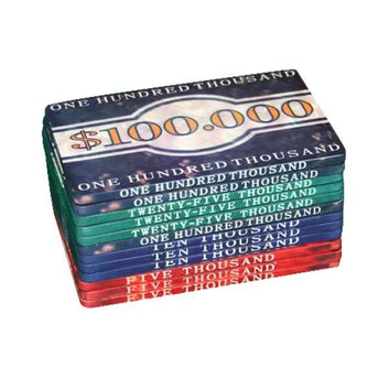 5PCS CERAMIC RECTANGULAR PLAQUES $10000 MRCpoker