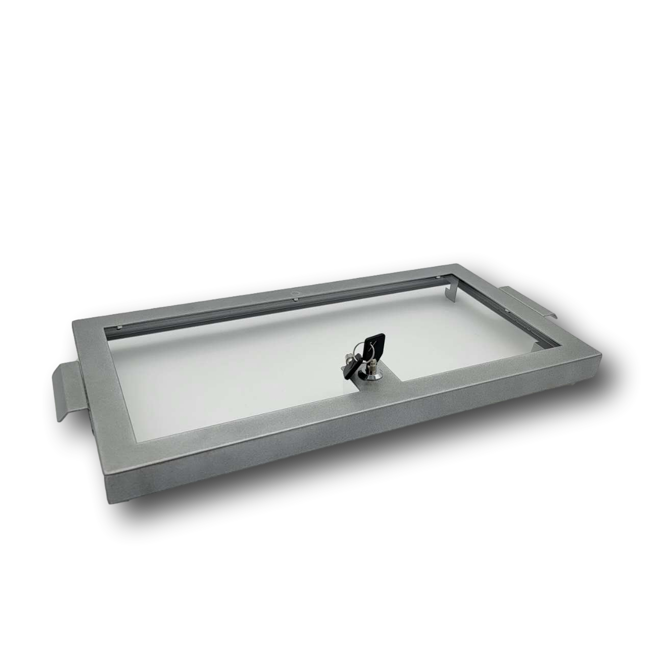 PROFESSIONAL METAL CASINO POKER CHIPS TRAY & LOCKING COVER - 10 ROW/ 600 CHIPS MRCpoker