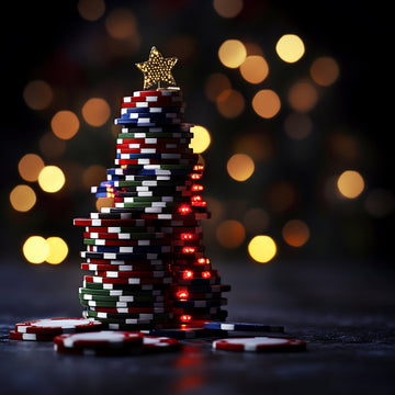 Boxing day sales with poker chip set, poker mat, poker cards, and poker table | MRC Poker