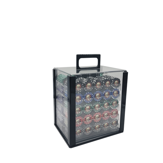 1000 PCS 13.5g Skull Poker Set with Acrylic Case