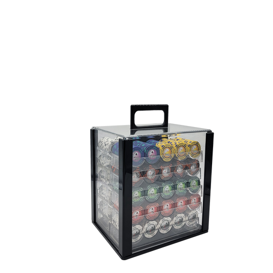 1000 PCS 14g Yin Yang Design Poker Set with Acrylic Case