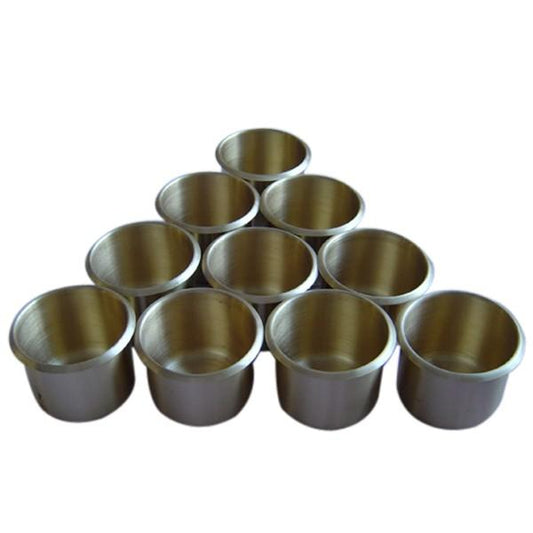 10PCS BRASS POKER TABLE CUP HOLDER REGULAR SIZE