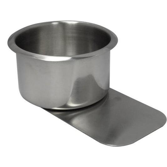 10PCS STAINLESS STEEL POKER TABLE SLIDE UNDER CUP HOLDER JUMBO SIZE