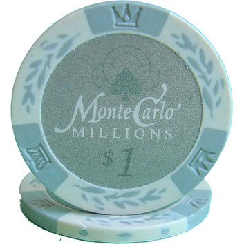 MONTE CARLO MILLIONS POKER CHIP ROLLS