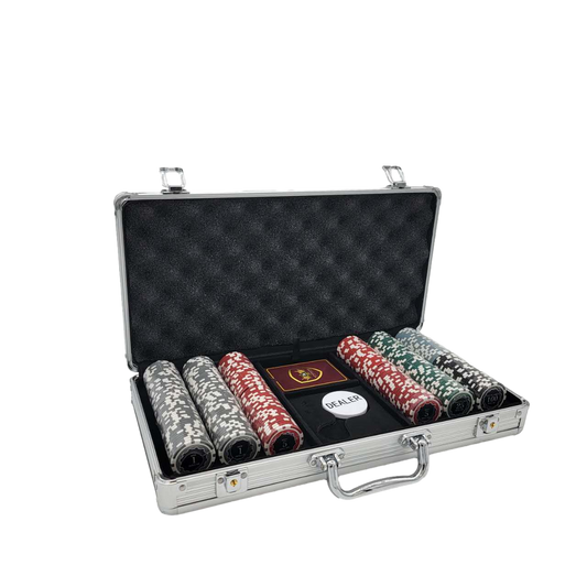 300 PCS 14g Eclipse Poker Set with Silver Aluminum Case