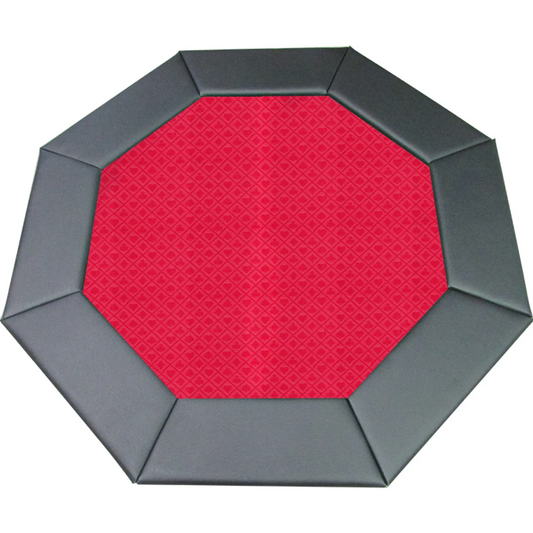 48'' OCTAGON POKER TABLE TOP - RED