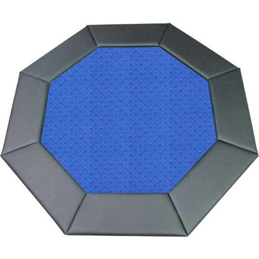 48'' OCTAGON POKER TABLE TOP - BLUE