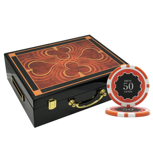 500 PCS 14g Eclipse Poker Set with High Gloss Case