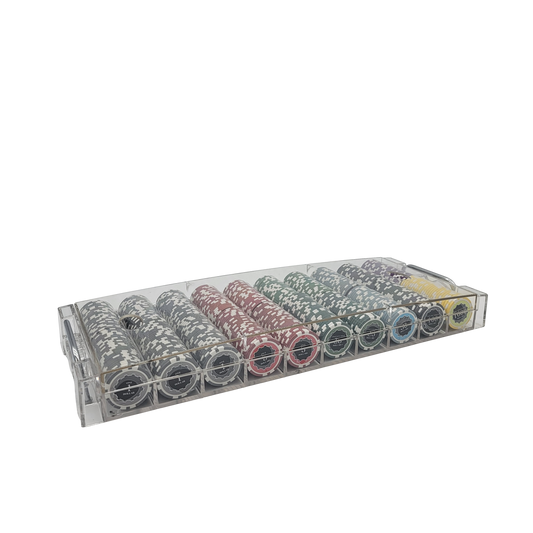 500 PCS 14g Eclipse Poker Set with Acrylic Case