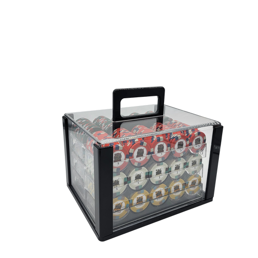 600 PCS Knights Casino Poker Set with Acrylic Case