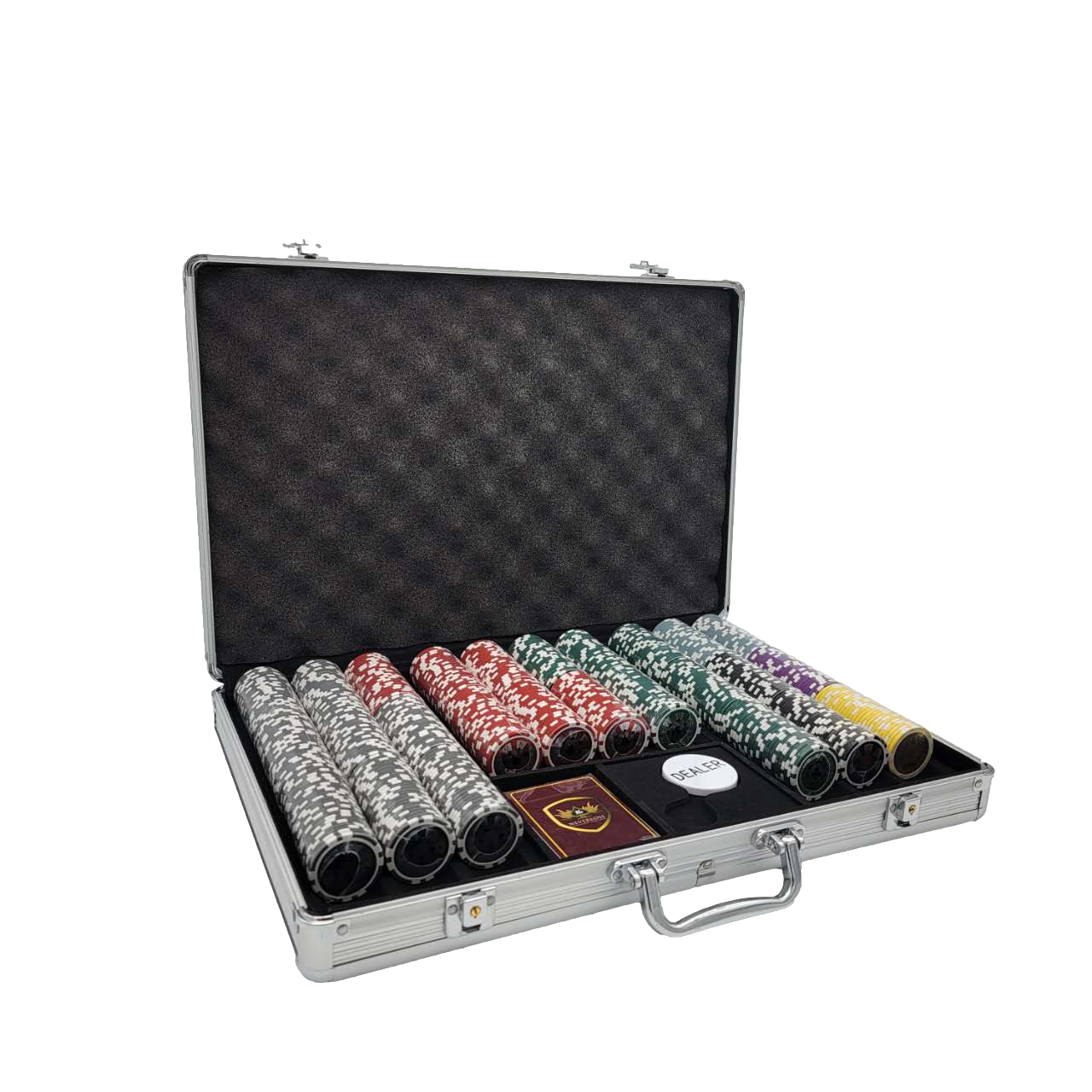 650PCS 14G LASER GRAPHIC HIGH ROLLER POKER CHIPS SET