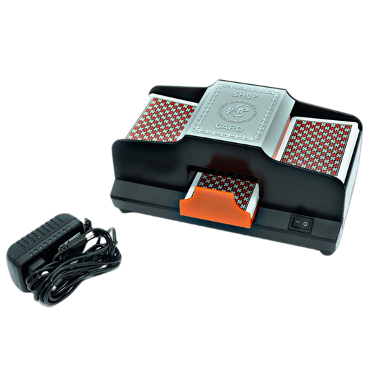 1 DECK AUTOMATIC CARD SHUFFLER PLUG OPERATE