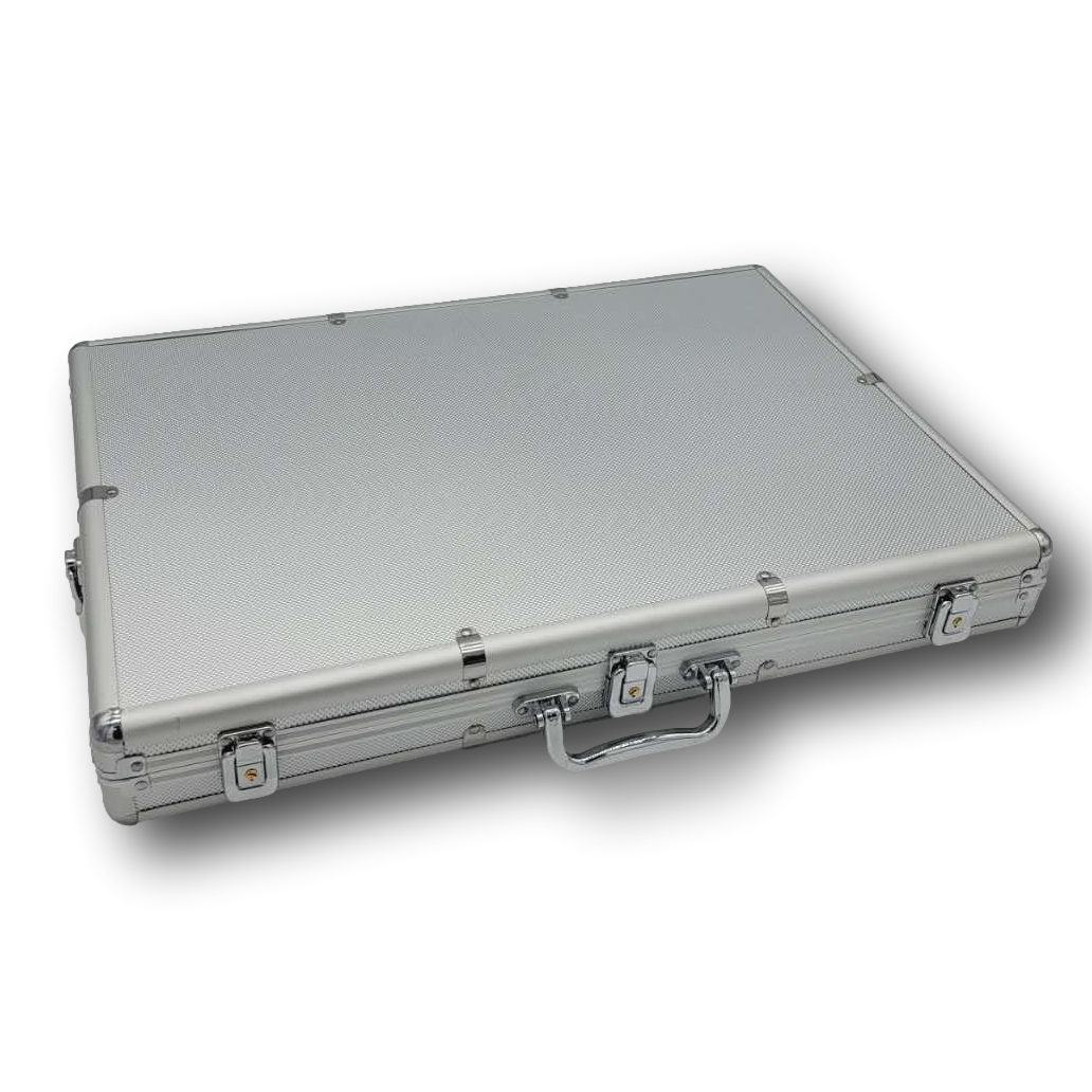 ALUMINIUM POKER CHIP CASE (1000 CAPACITY)