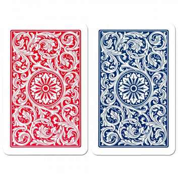 COPAG 1546 BRIDGE SIZE RED/BLUE JUMBO INDEX PLASTIC PLAYING CARDS