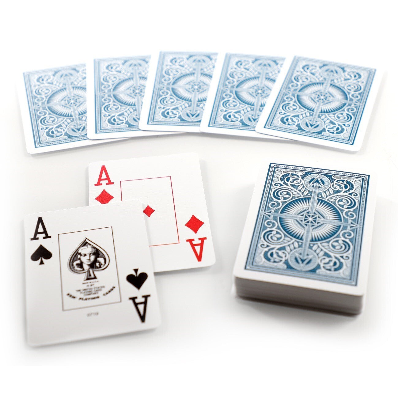 KEM Arrow Red/Blue Wide Jumbo Plastic Playing Cards | Shop Poker Cards