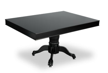 The Mini Monarch 2-in-1 Luxurious 8-Player Poker/Dining Table - Black