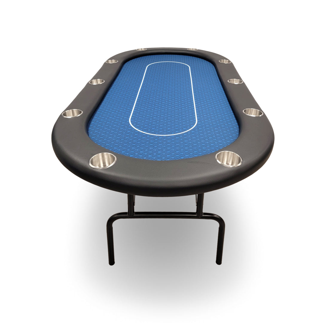 10 PLAYERS 84'' POKER TABLES MIDNIGHT BLUE MRCpoker