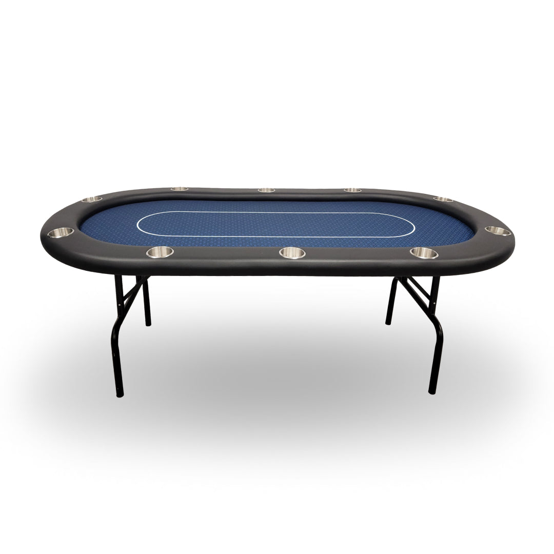 10 PLAYERS 84'' POKER TABLES MIDNIGHT BLUE MRCpoker