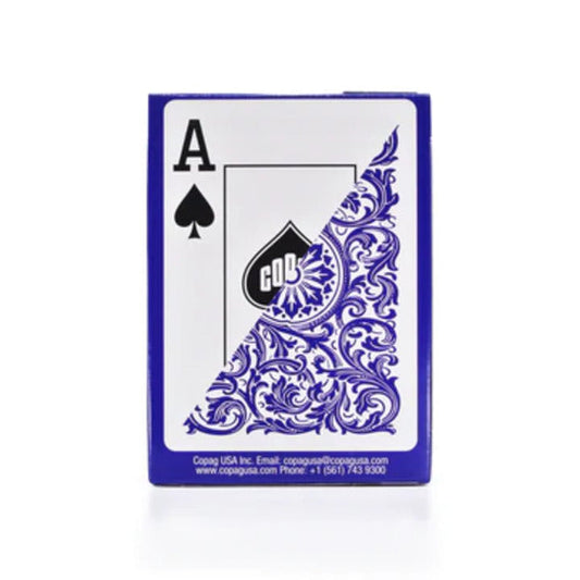 COPAG ELITE 100% PLASTIC PLAYING CARDS - POKER SIZE JUMBO INDEX PURPLE SINGLE DECK