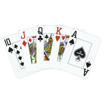 COPAG LEGACY SERIES 100% PLASTIC PLAYING CARDS - POKER SIZE JUMBO INDEX RED/BLUE DOUBLE DECK SET