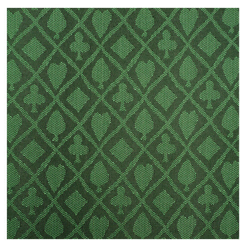 SUITED SPEED POKER TABLE CLOTH WATERPROOF - EMERALD GREEN