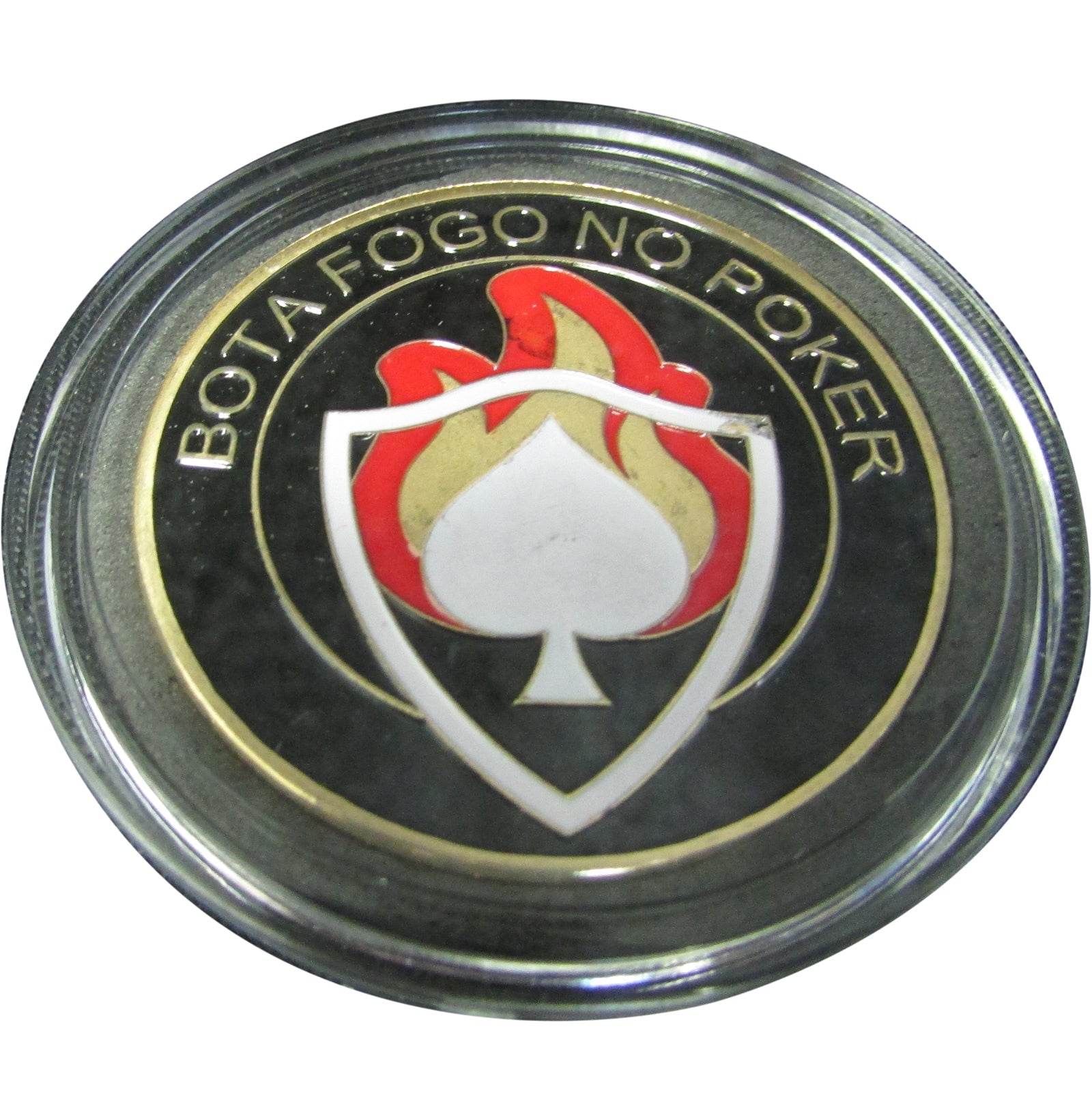 BOTA FOGO NO POKER Brass Coin