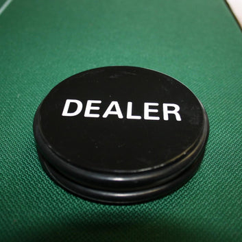 3 INCH DEALER PUCK ENGRAVED CASINO QUALITY