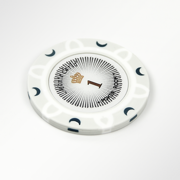 POKER CHIPS SAMPLE SET 9PCS MONTE CARLO POKER ROOM CHIPS