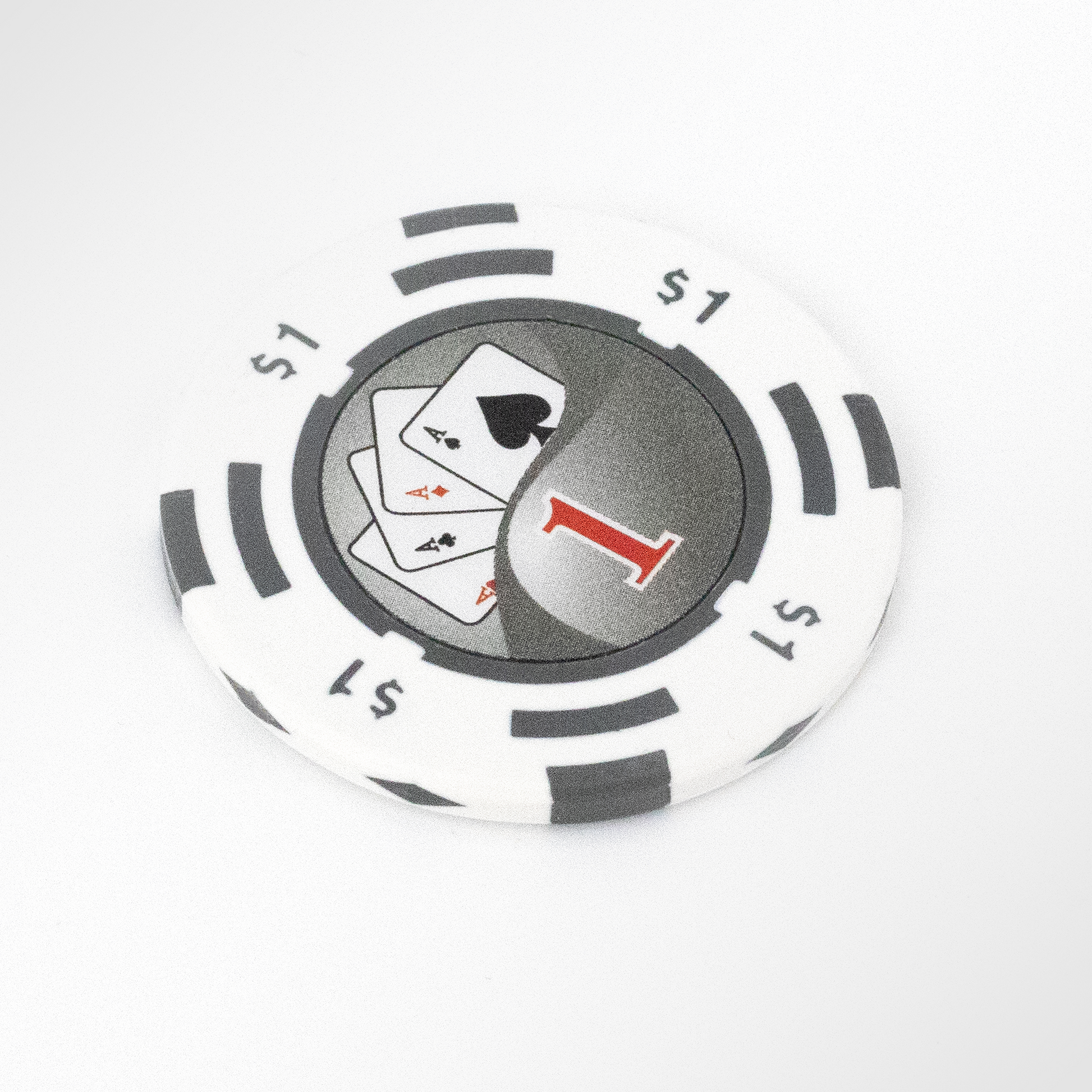 POKER CHIPS SAMPLE SET 11PCS YIN YANG CHIPS MRCpoker