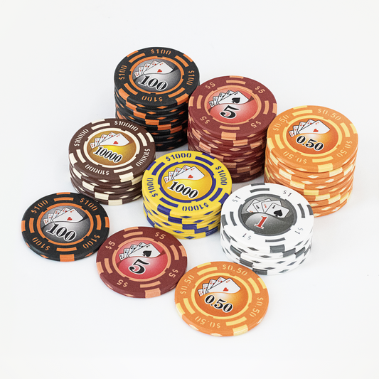 YIN YANG POKER CHIP ROLLS