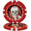 SKULL POKER CHIP ROLLS MRCpoker