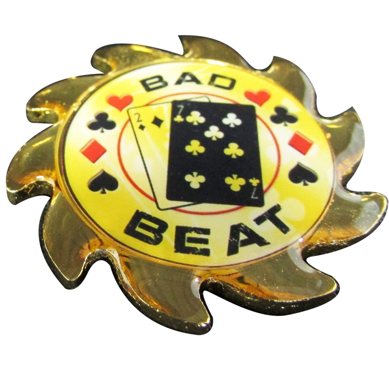 Bad Beat Brass Coin