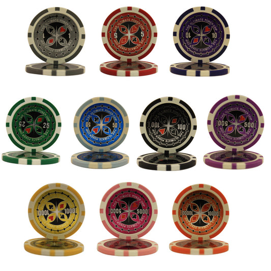 ULTIMATE LASER POKER CHIP ROLLS